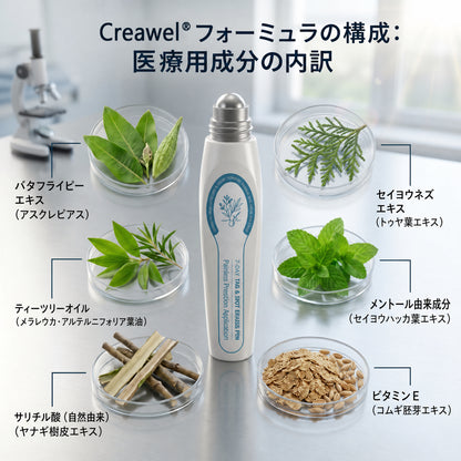 公式ブランドストア 🐉|⛸️Creawel® 7日間 タグ＆スポットイレーサー（無痛・跡残りゼロのローラーボール）